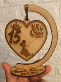Corazón Colgante para Quinceañera - 4
